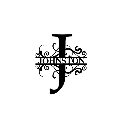 Johnston metal sign