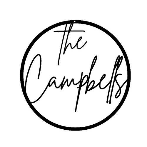 Campbell the metal sign