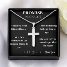 Load image into Gallery viewer, promise cross necklace